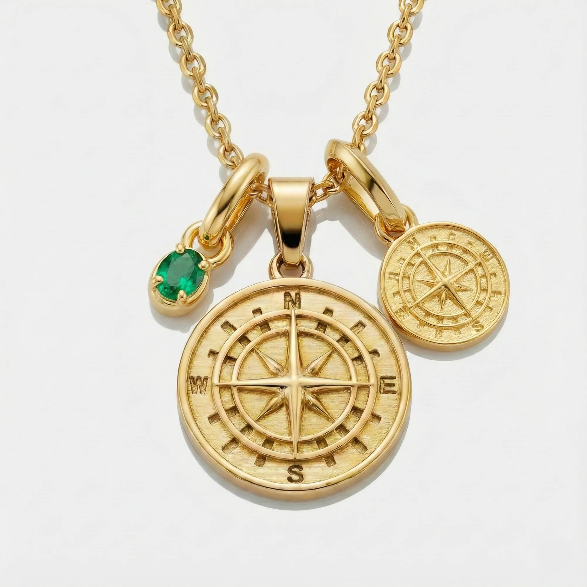 Build Your Own Pendant (Gold) | Emerald Stone - Image 18