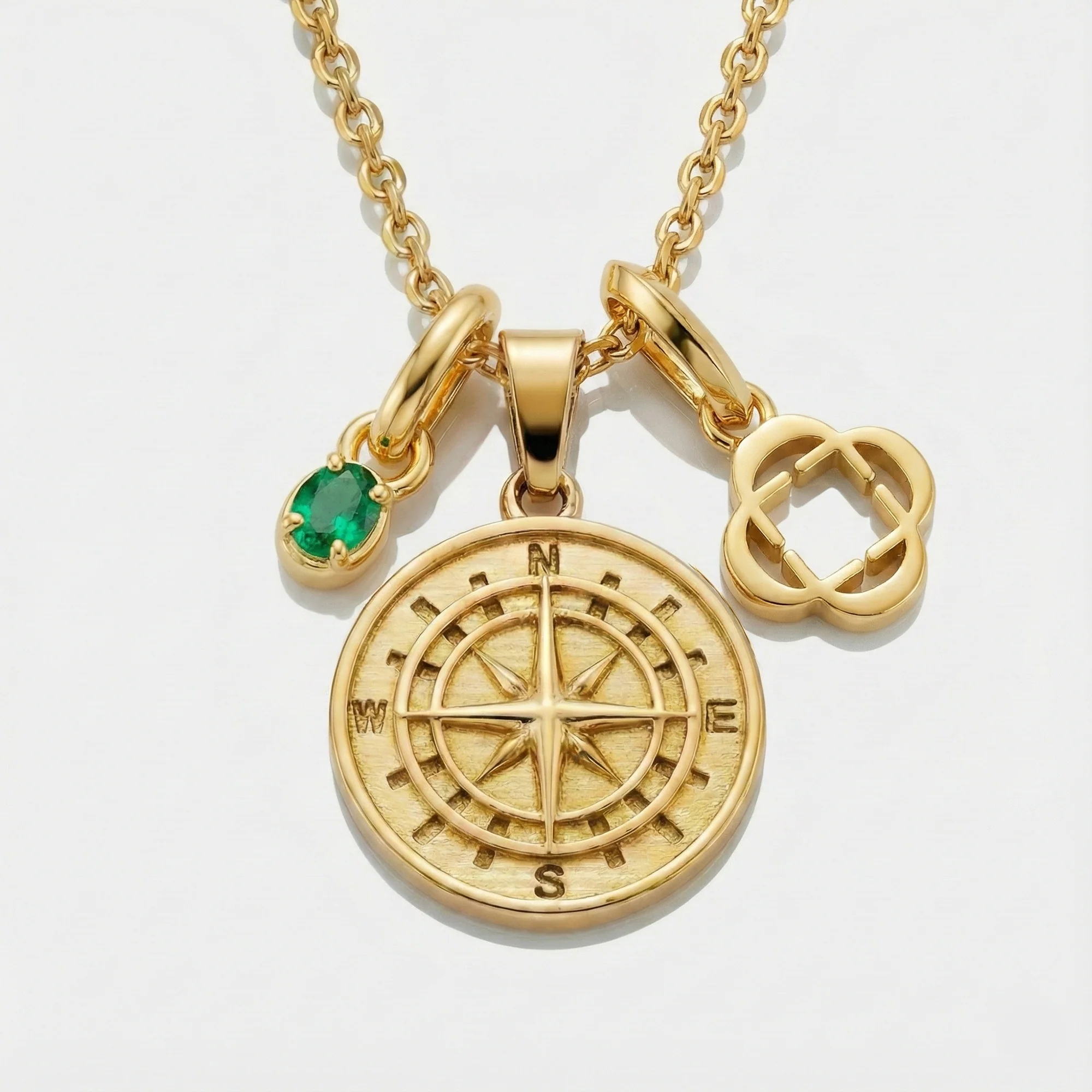 Build Your Own Pendant (Gold) | Emerald Stone - Image 19
