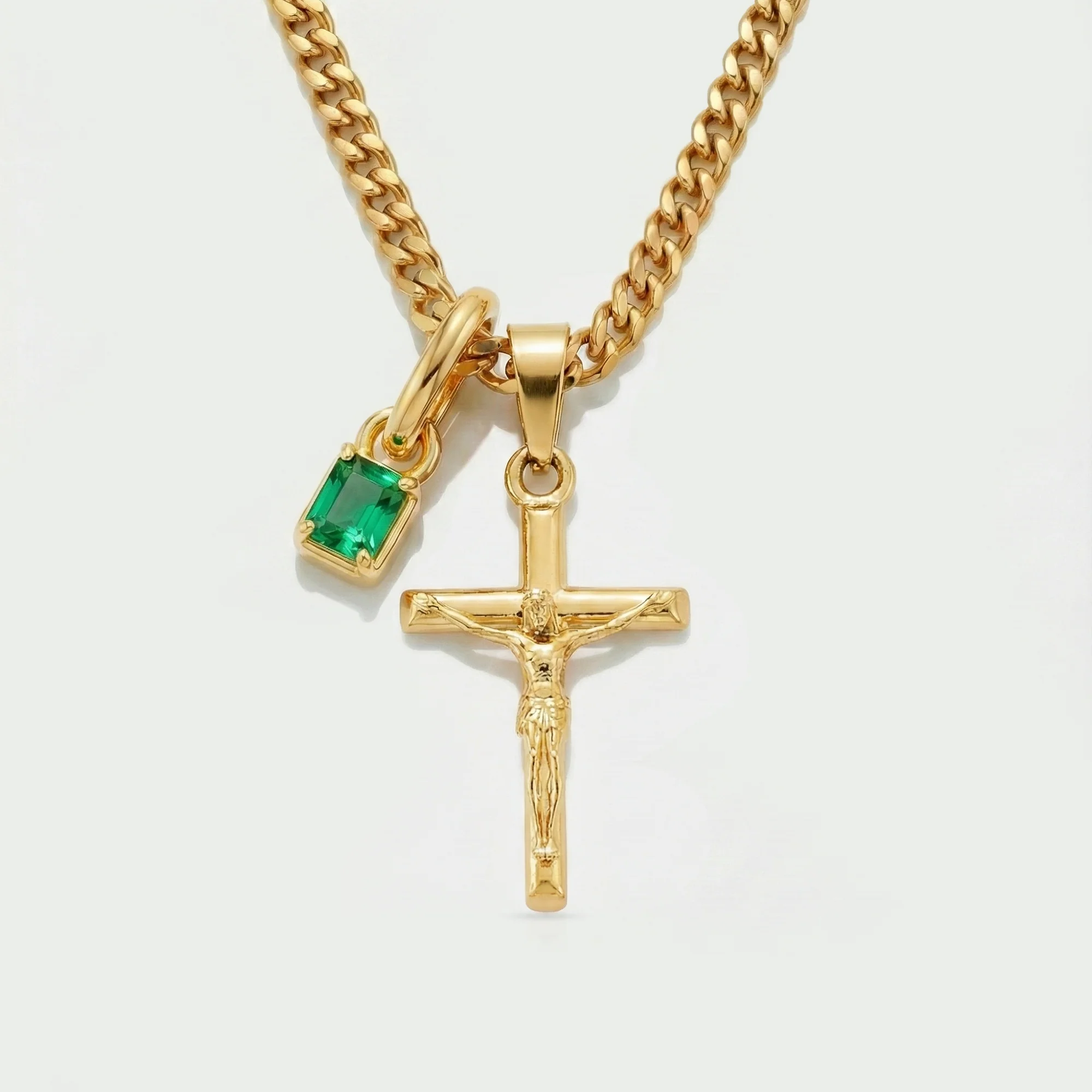 Build Your Own Pendant (Gold) | Emerald Stone - Image 20