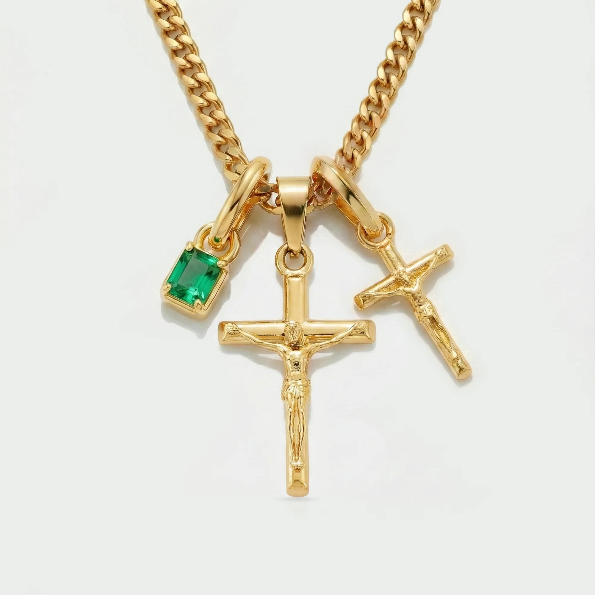 Build Your Own Pendant (Gold) | Emerald Stone - Image 27