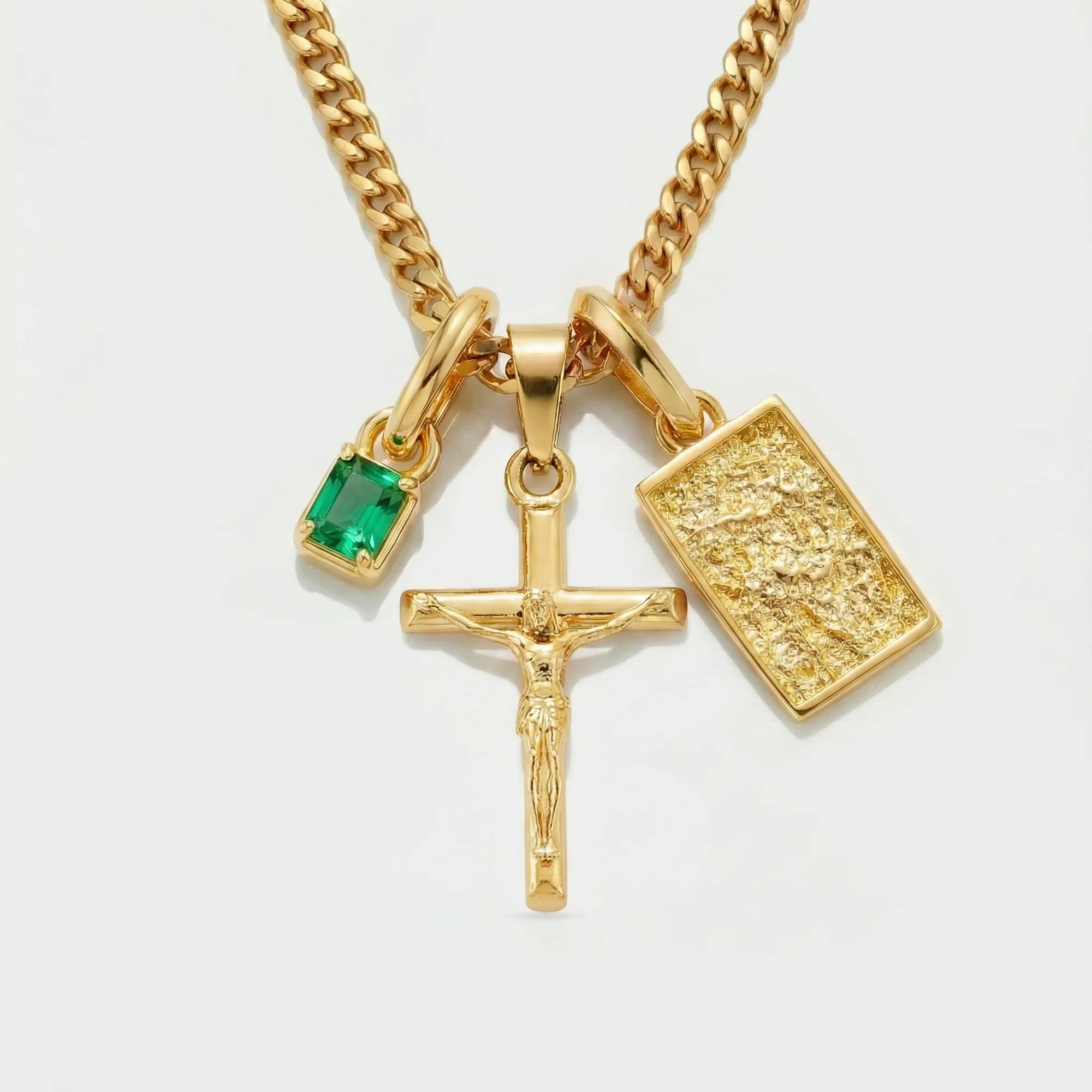 Build Your Own Pendant (Gold) | Emerald Stone - Image 28