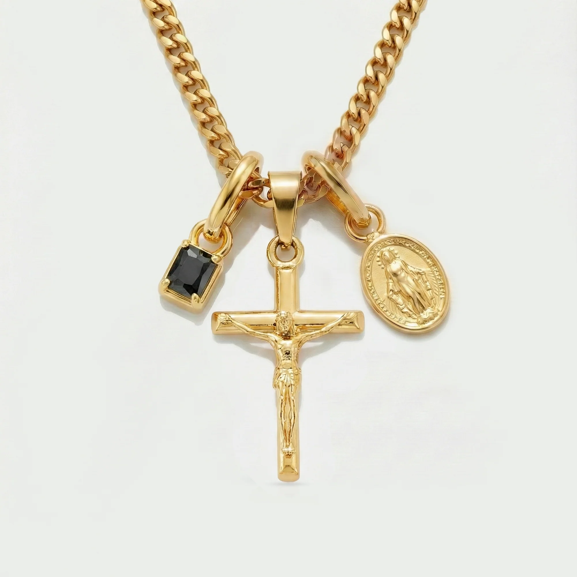 Build Your Own Pendant (Gold) | Onyx Stone