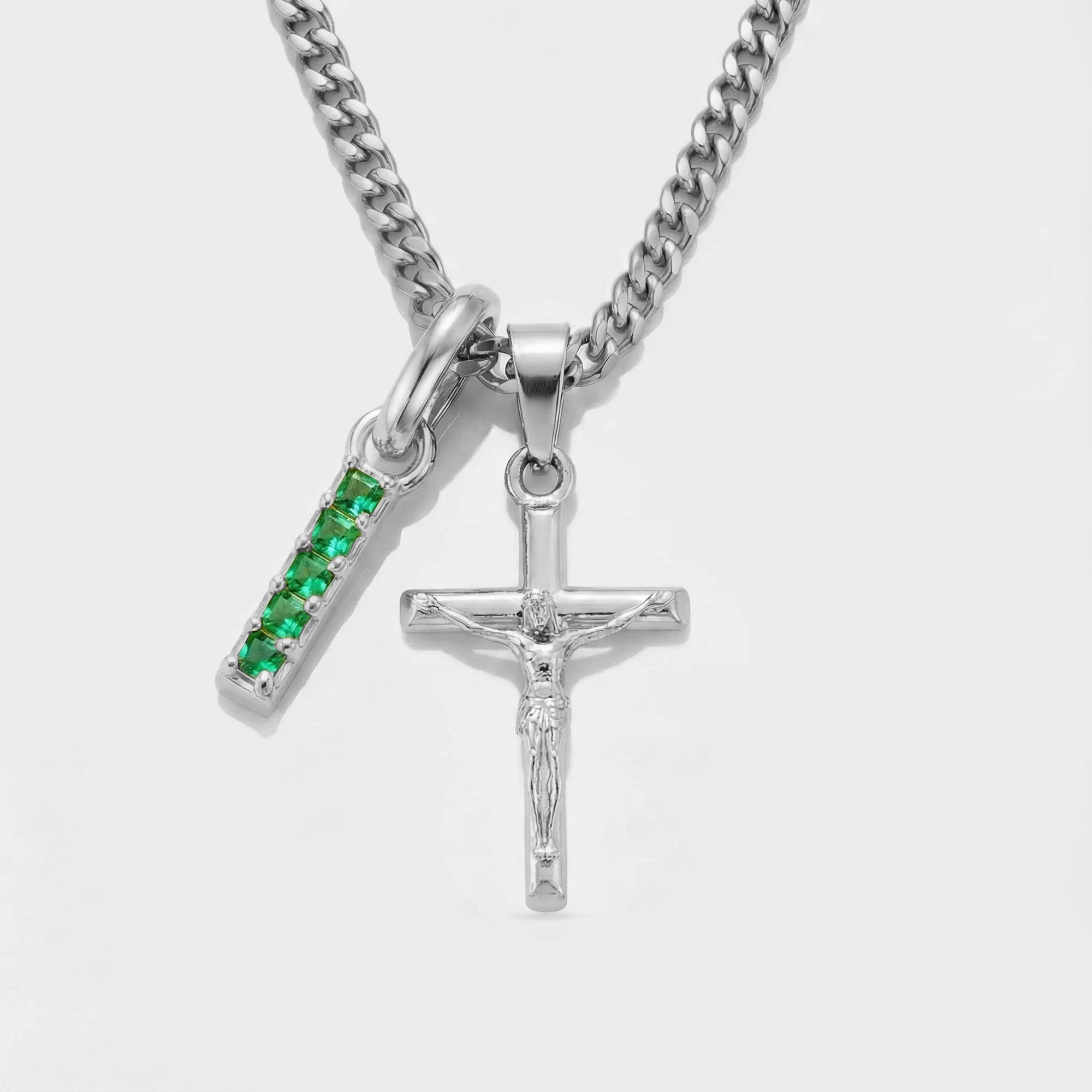Build Your Own Pendant (Silver) | Emerald Stone - Image 20