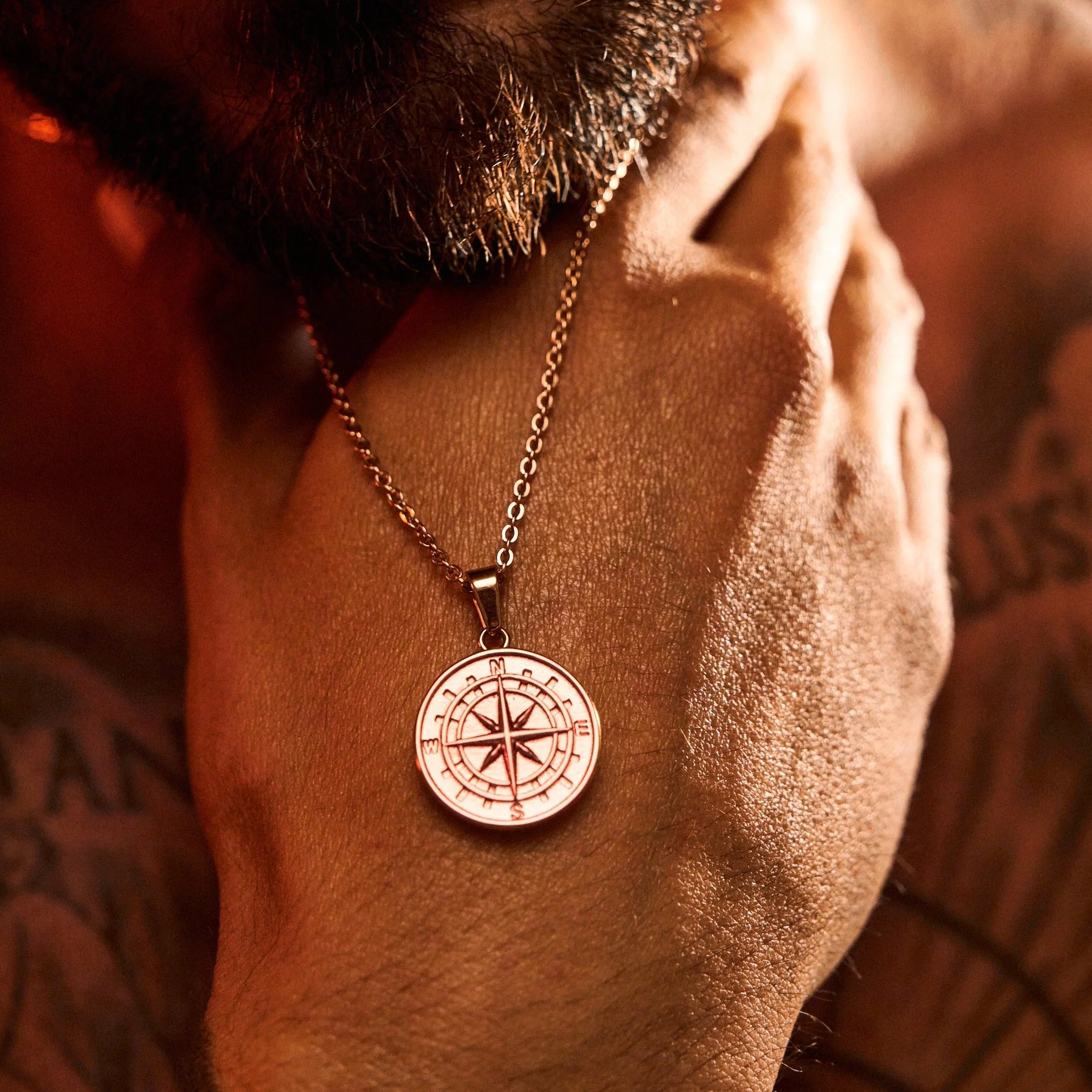 Compass Pendant (Rose Gold) - Image 7