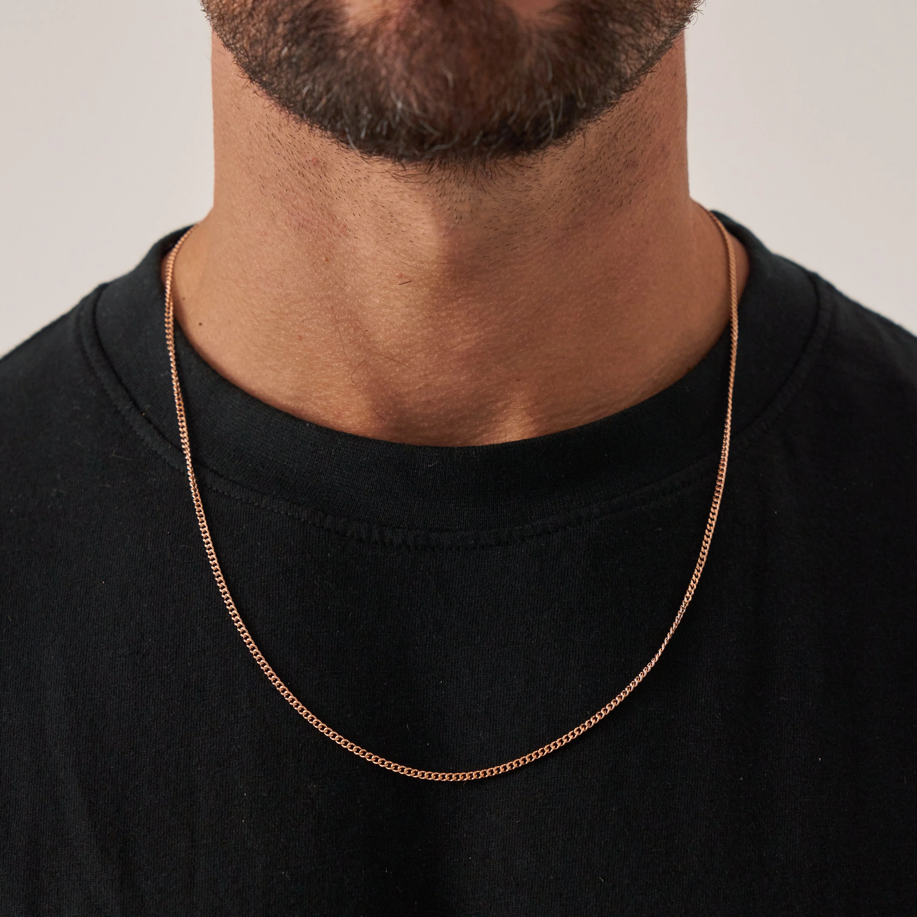 Connell Chain (Rose Gold) 2mm - Image 7