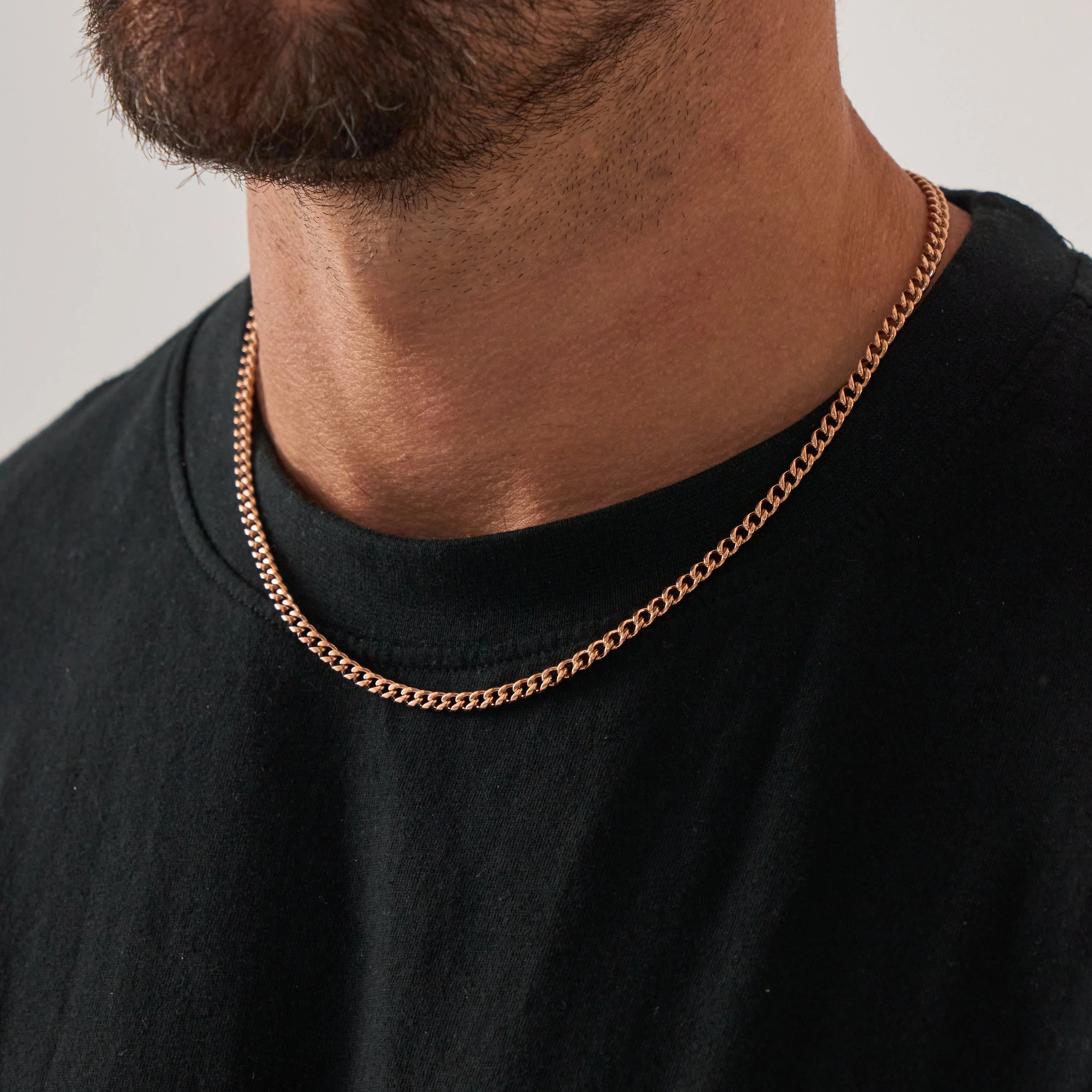 Cuban (Rose Gold) 4mm - Image 3