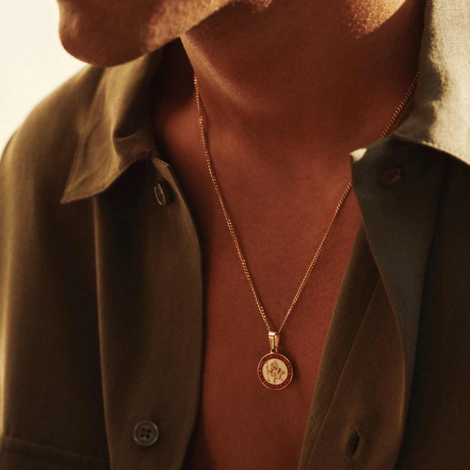 Enamel Saint Christopher (Gold) - Image 7