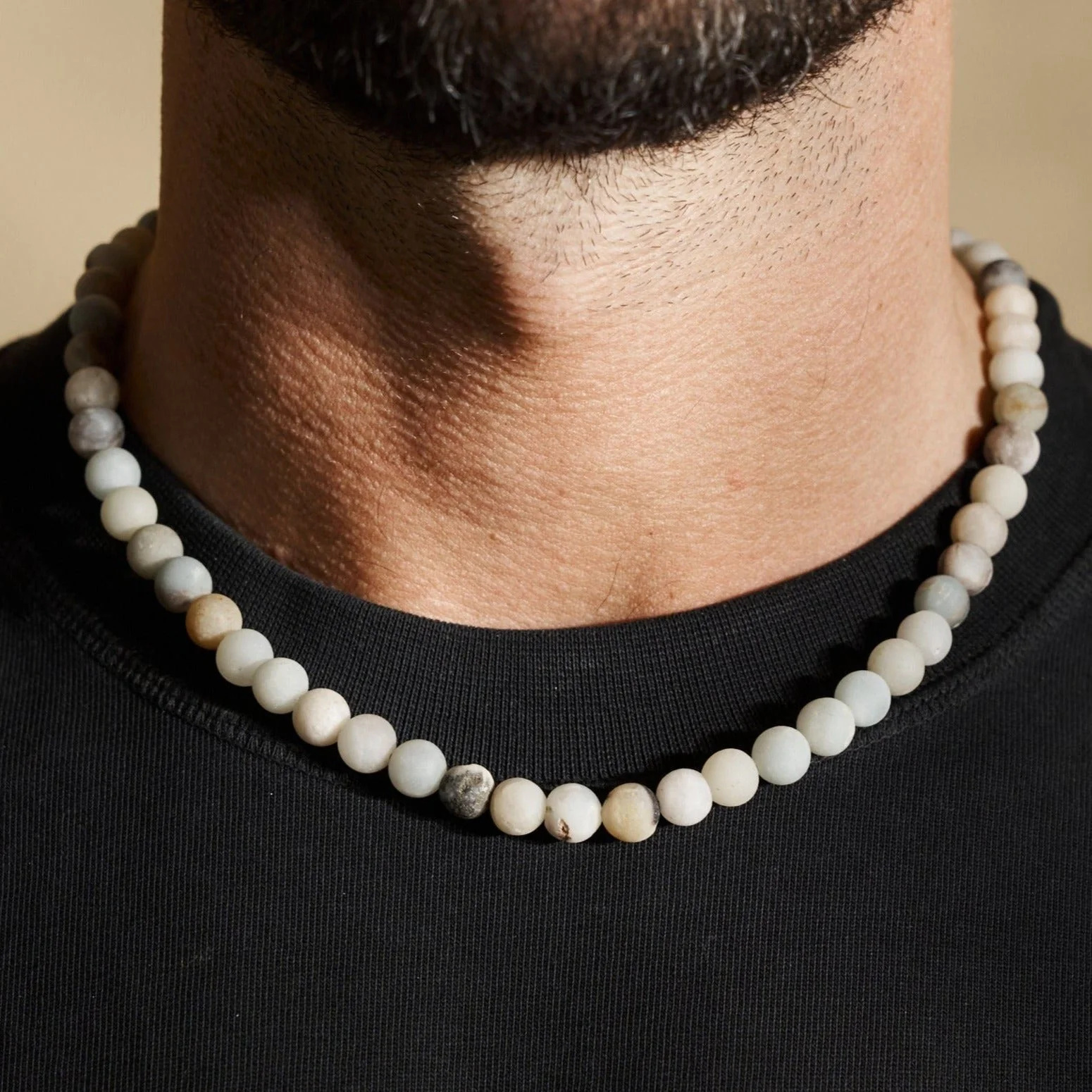 Ocean Beaded Necklace 8mm - Image 5