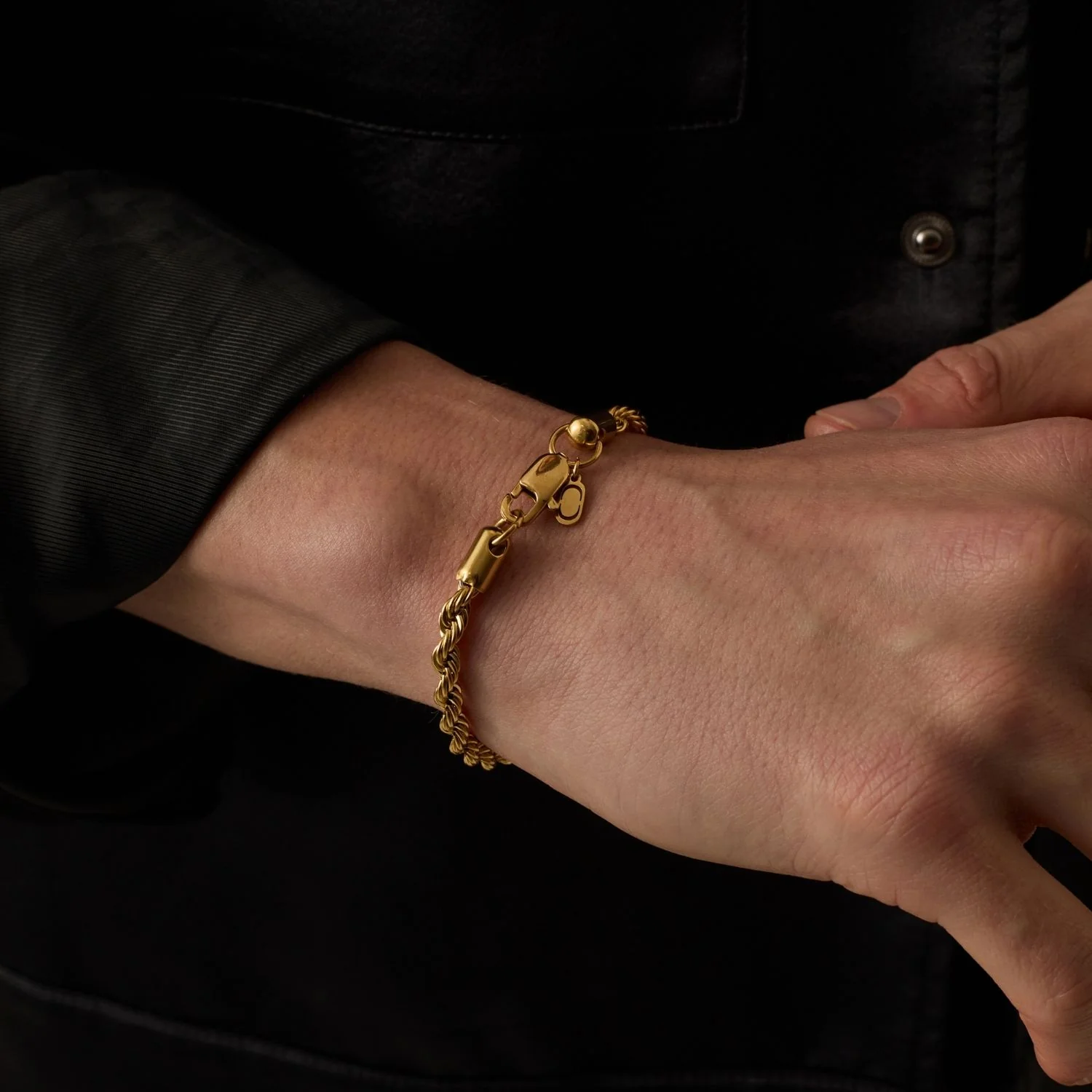 Rope Bracelet (Gold) 5mm - Image 2