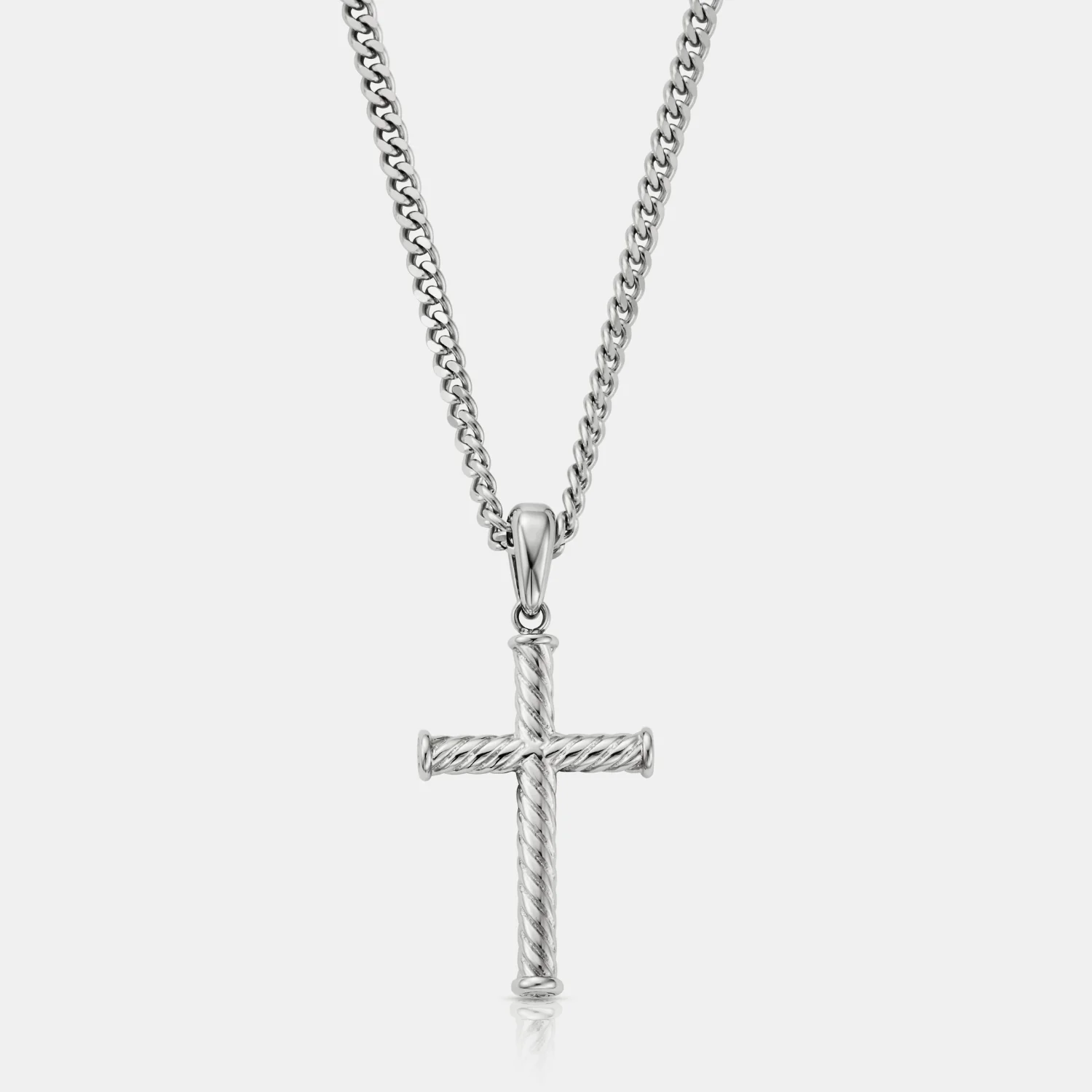 Rope Cross (Silver)