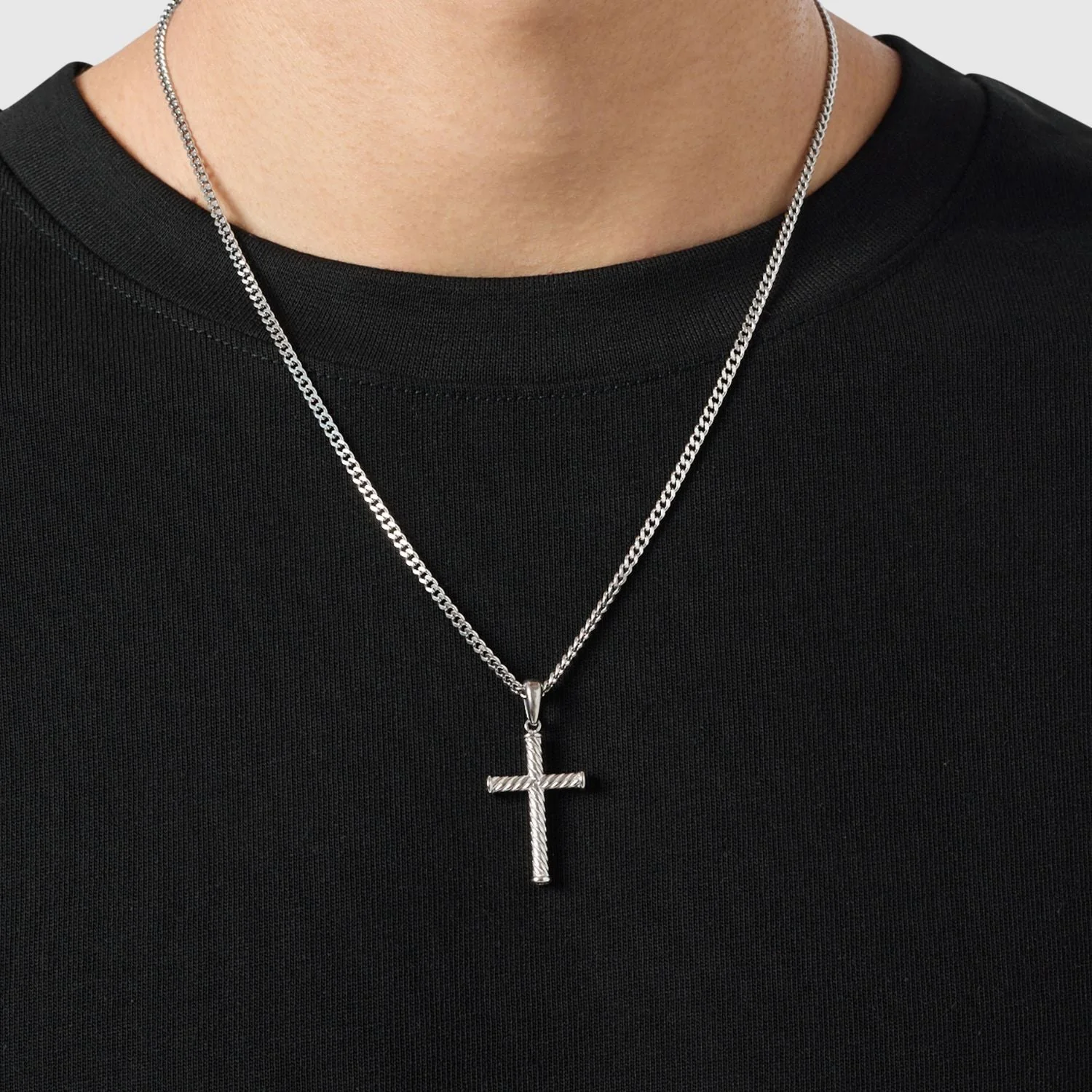 Rope Cross (Silver) - Image 2