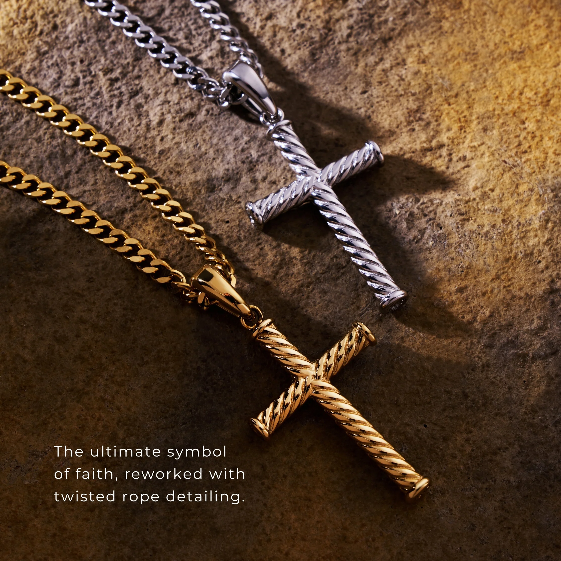 Rope Cross (Silver) - Image 4