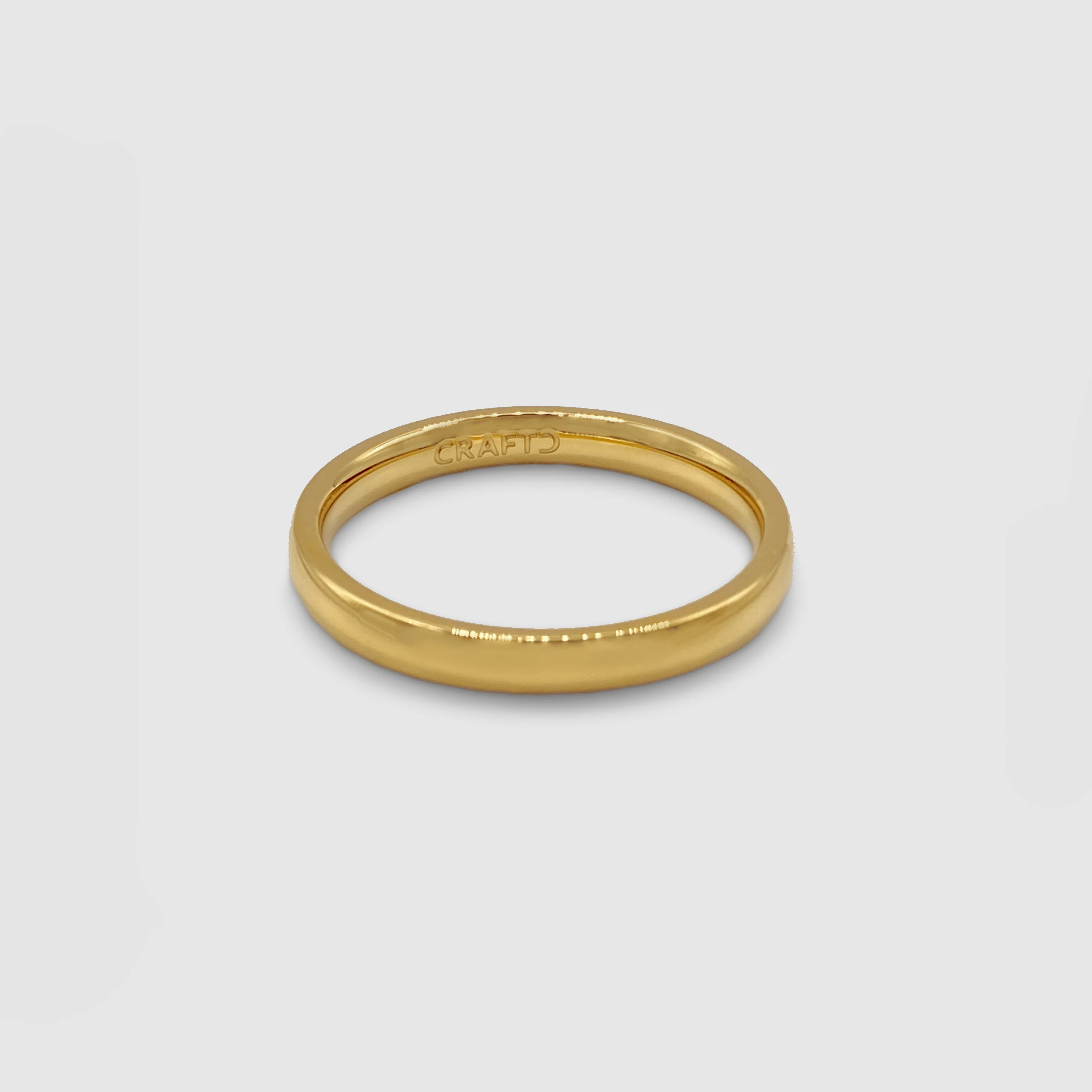 Round Band Ring (Gold) 3mm - Image 5