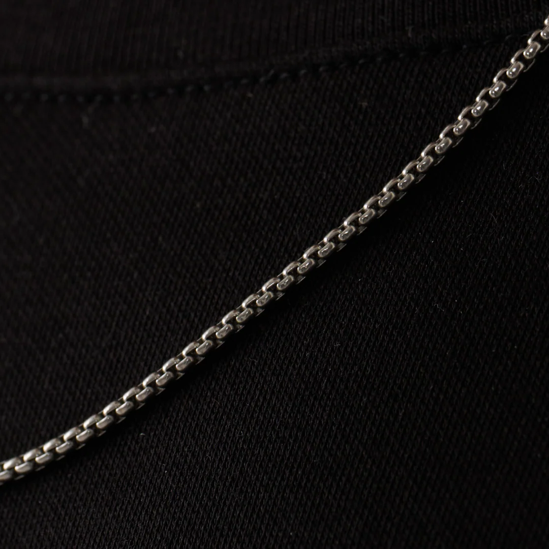 Round Box Chain (Silver) 2mm - Image 5