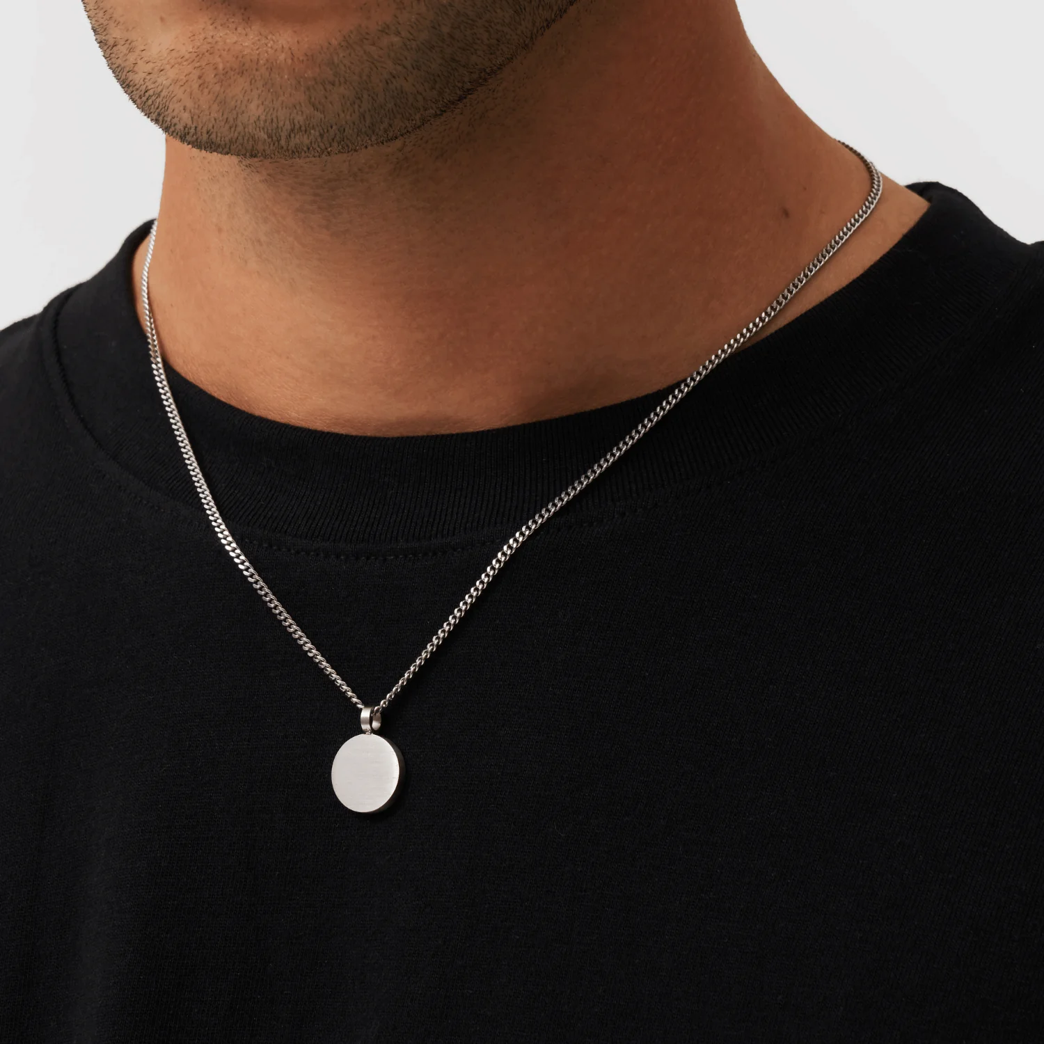 Round Totem Pendant (Silver) - Image 3
