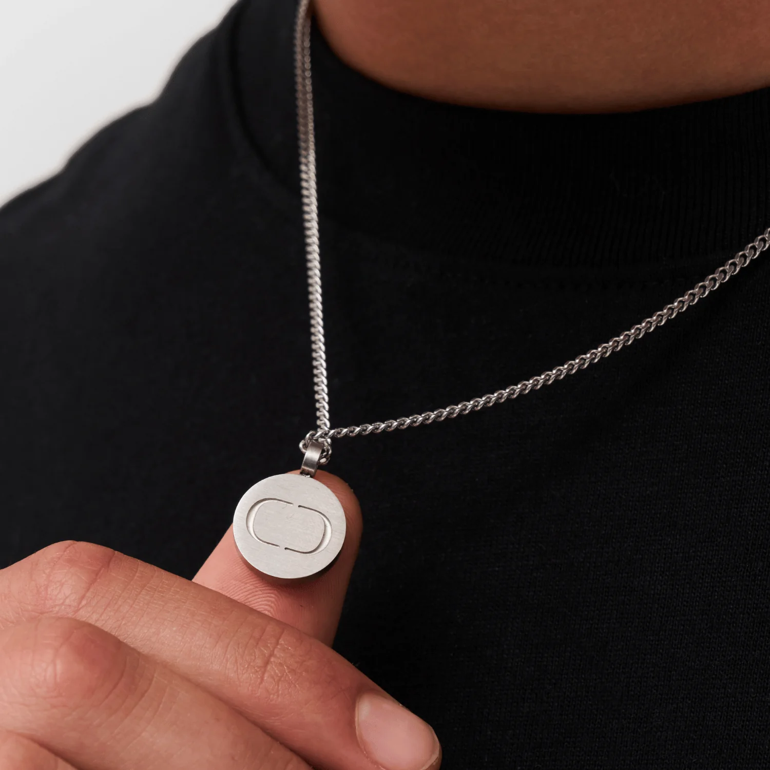 Round Totem Pendant (Silver) - Image 6