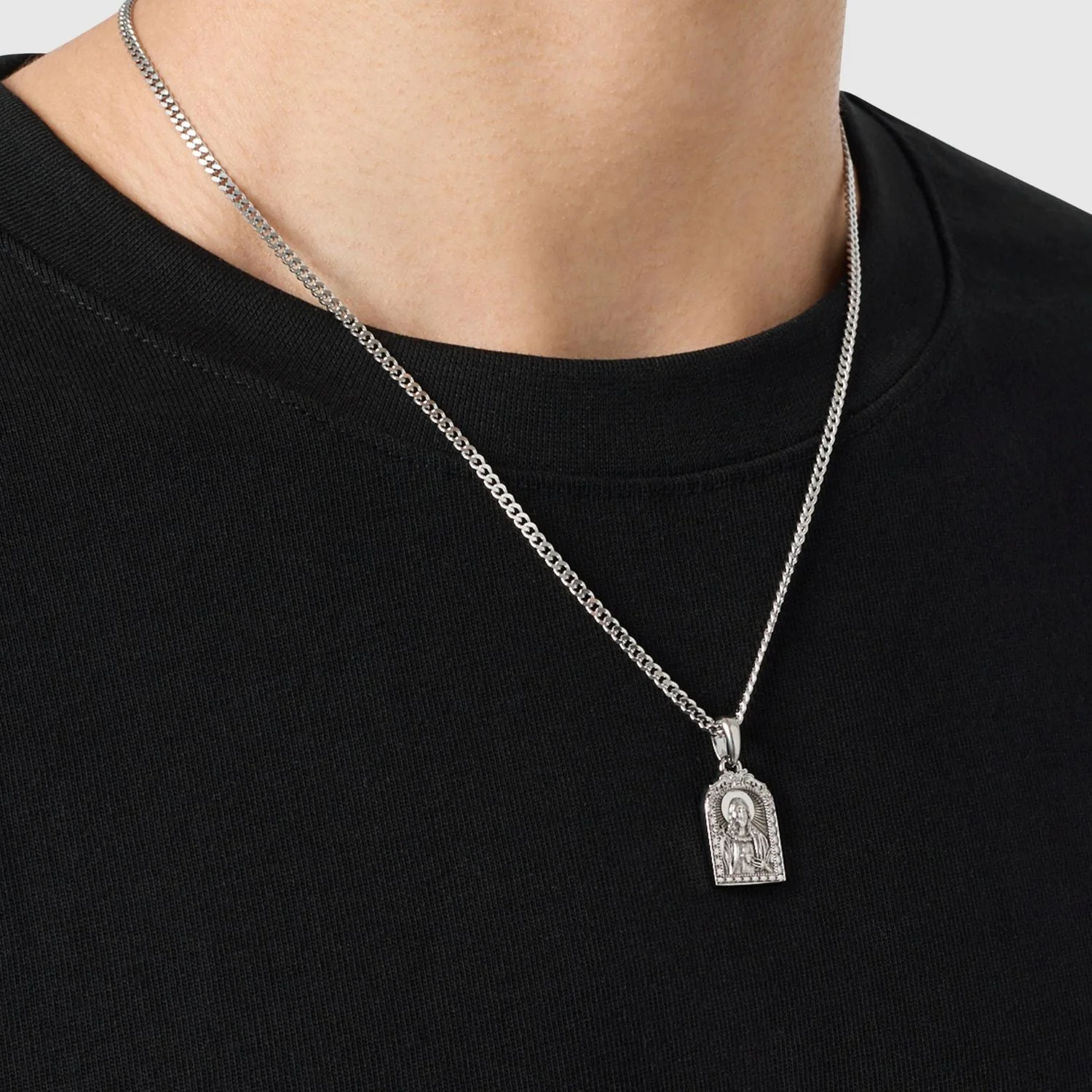Sacred Heart Jesus (Silver) - Image 6